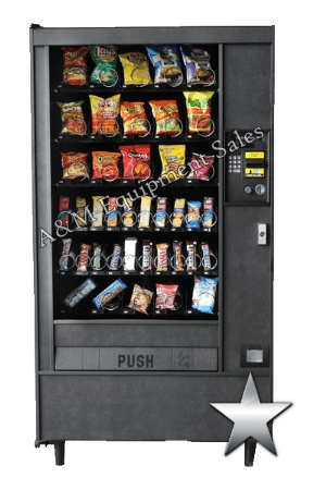 Automatic Products 123 Snack Machine – Silver Star For Sale