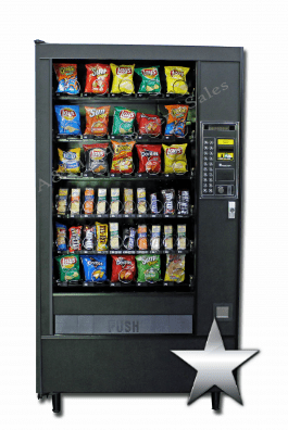 Automatic Products 113 Snack Machine Silver Star for Sale