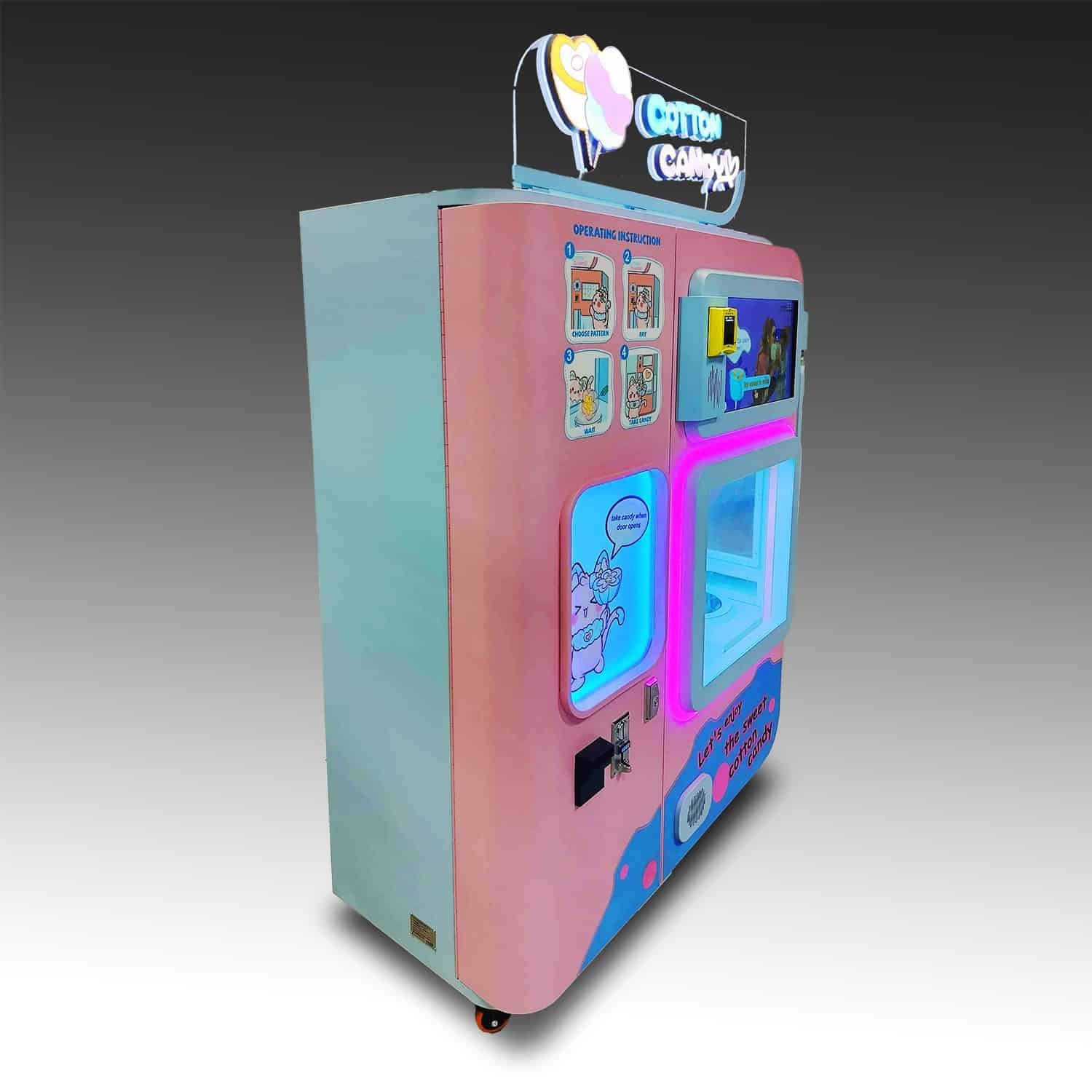 Sweet Spin Cotton Candy Vending Machine For Sale - Image 8